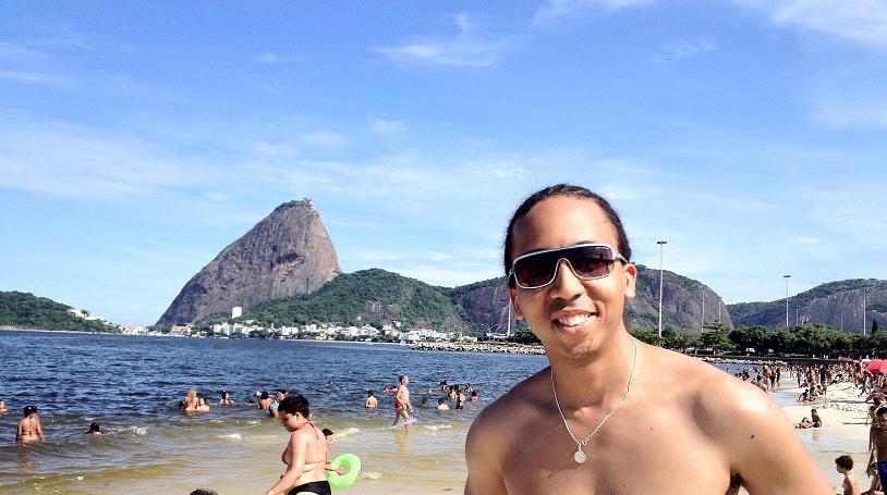 La superbe plage de Flamengo et sa vue sur le Pain de Sucre !