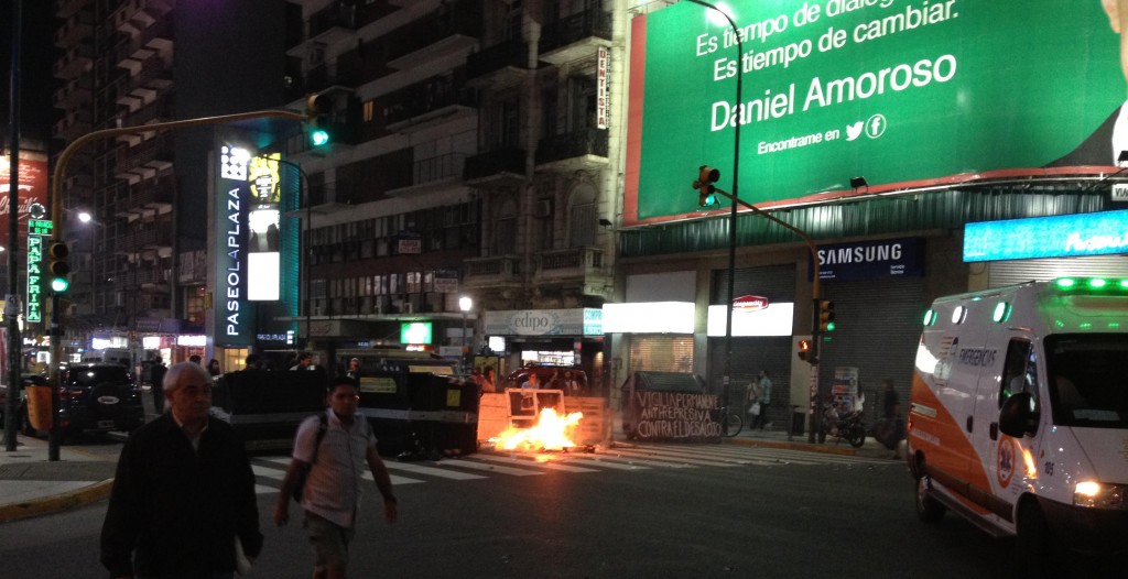 Les manifestants ne plaisantent pas !